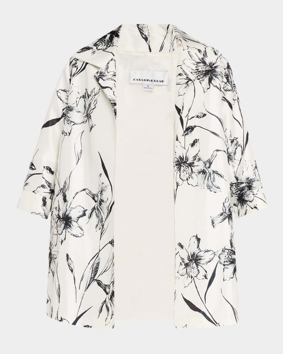 Plus Size Garden Glamour Party Jacket